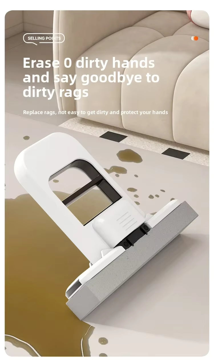 Mini Foldable Mop – Portable Cleaning Sponge Mop